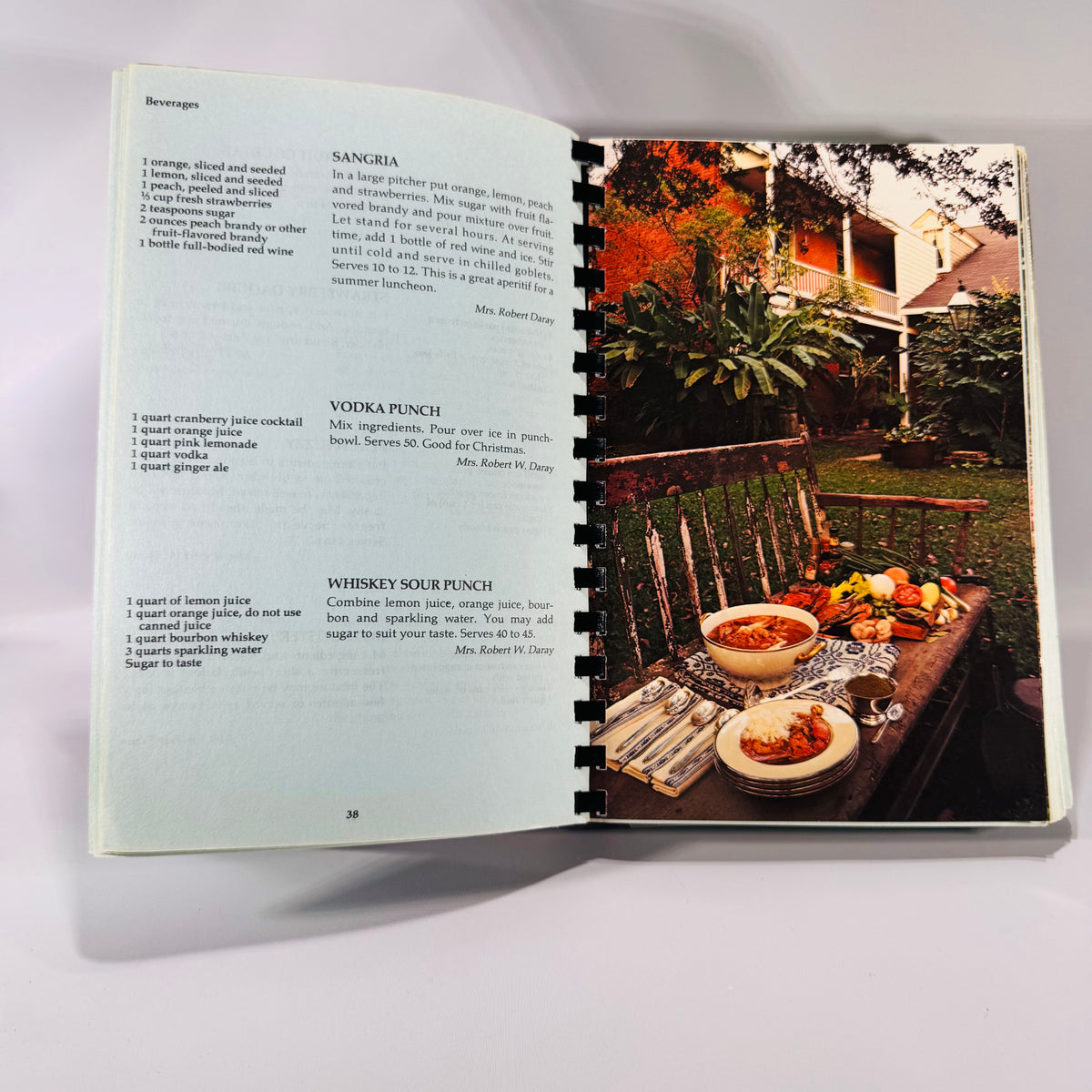River Cuisine Cookbook (1980, 4th Printing) | Louisiana Community Recipes | Vintage Spiral-Bound Southern Cooking Book