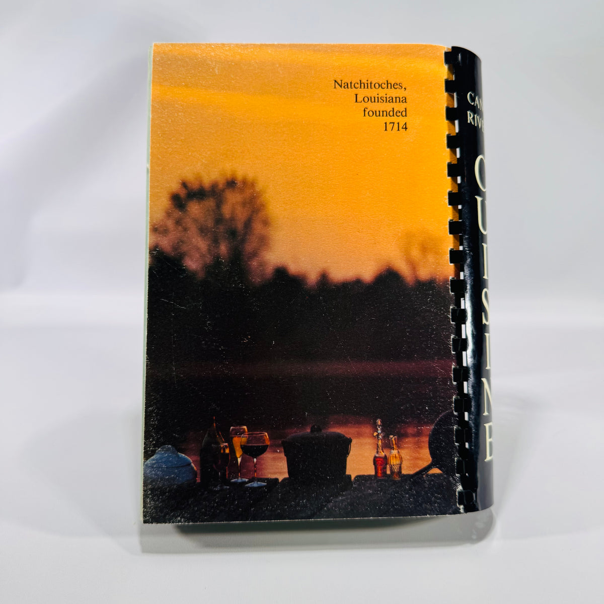 River Cuisine Cookbook (1980, 4th Printing) | Louisiana Community Recipes | Vintage Spiral-Bound Southern Cooking Book