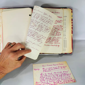 Vintage Kitchen Organizer — My Recipes 3-Ring Recipe Binder—National Blank Book Co. | Tab Dividers, Envelopes, Vintage Kitchen Organizer