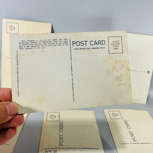 Vintage Travel Ephemera — Mammoth Cave Kentucky Linen Postcard Set (Linen Era) — Curt Teich “C.T. American Art” | 6 Scenic Views, Travel Ephemera