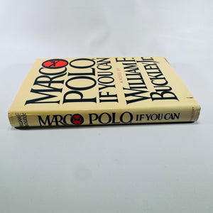 Marco Polo, If You Can William F. Buckley Jr. 1982 Hardcover Blackford Oakes Spy Novel