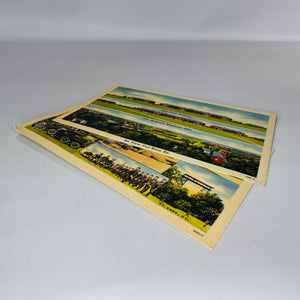 Vintage Linen Postcards, Military History Ephemera — Fort Knox, Kentucky (Linen Era 1930–1945) — Maker Tichnor Bros| U.S. Gold Depository Views, Military History Ephemera