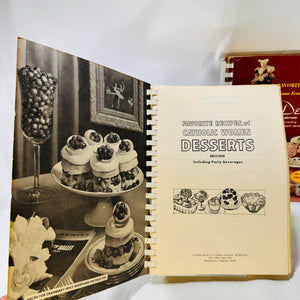 Two Favorite Recipes Dessert Edition: Home Economics Teachers 1963 & Catholic Women 1966