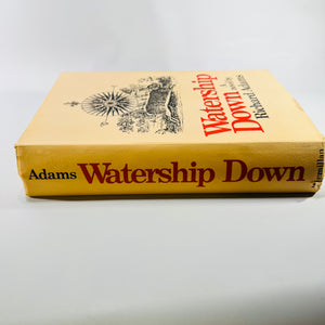 Watership Down Richard Adams 1974 Macmillan Hardcover Dust Jacket Later US Printing Classic Fantasy