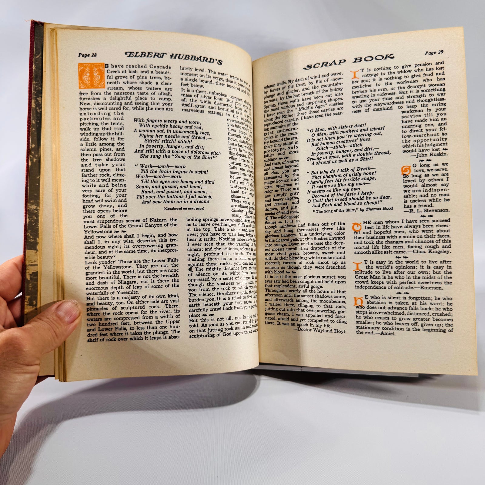 Elbert Hubbard’s Scrap Book (1923, Hardcover) – A Roycroft Classic of Inspirational Wisdom