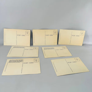 Vintage Linen Postcard Set, Travel Souvenir Ephemera — Mammoth Cave Kentucky Views (c. 1930s–1940s) — Curt Teich “C.T. Art-Colortone” | Cave Scenes, Travel Souvenir Ephemera