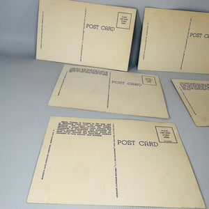 Vintage Linen Postcard Set, Travel Souvenir Ephemera — Mammoth Cave Kentucky Views (c. 1930s–1940s) — Curt Teich “C.T. Art-Colortone” | Cave Scenes, Travel Souvenir Ephemera