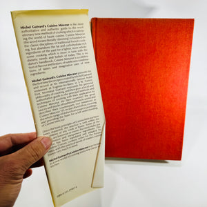 Michel Guérard's Cuisine Minceur 1977 Macmillan Hardcover French Nouvelle Cuisine Cookbook