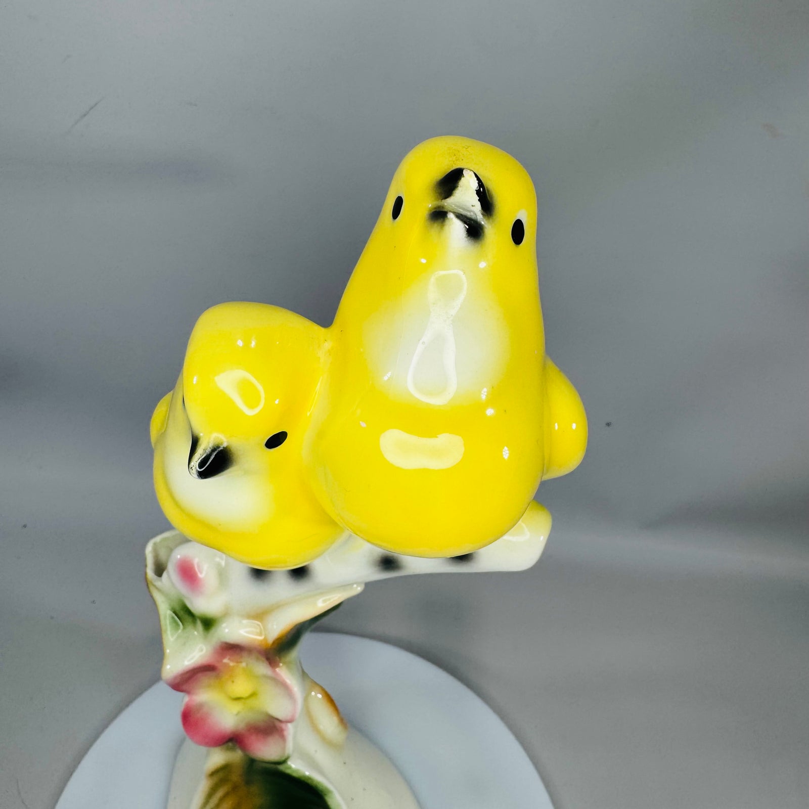 Vintage Clay Sketches Yellow Bird Bud Vase (8.5") | California Carollers Pasadena Pottery