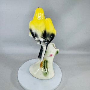Vintage Clay Sketches Yellow Bird Bud Vase (8.5") | California Carollers Pasadena Pottery