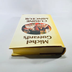 Michel Guérard's Cuisine Minceur 1977 Macmillan Hardcover French Nouvelle Cuisine Cookbook