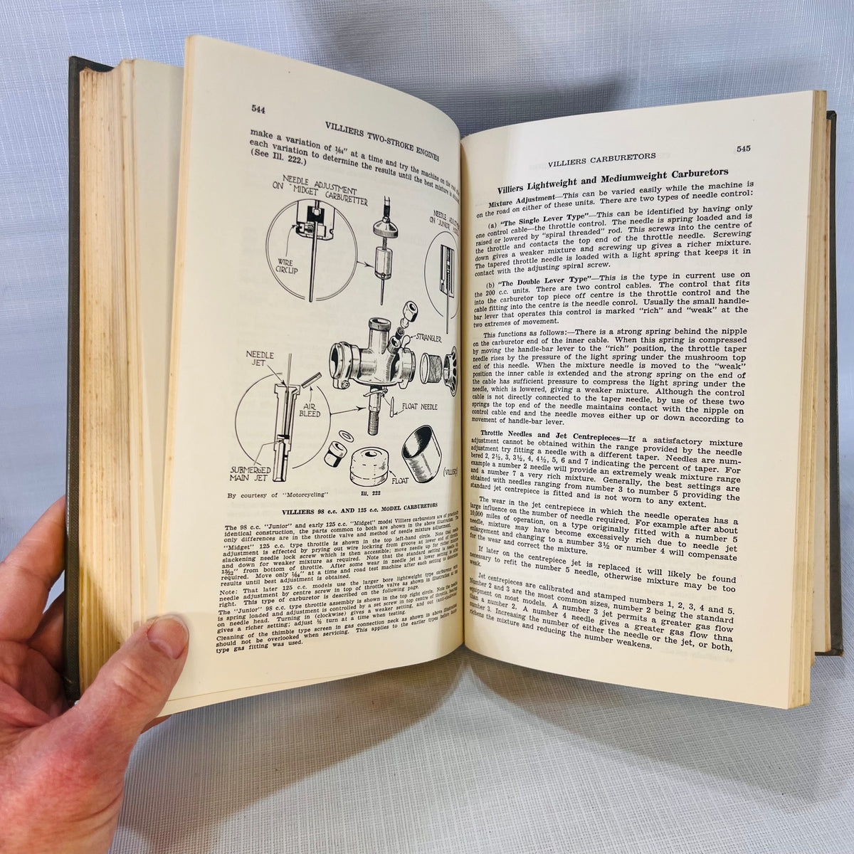 Modern Motorcycle Mechanics by J.B. Nicholson Fourth Edition 1953 Nicholson Brothers