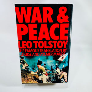 War and Peace Leo Tolstoy 1977 Macmillan Hardcover Maude Translation