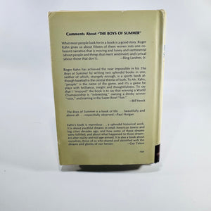 The Boys of Summer Roger Kahn 1972 First Edition Hardcover Brooklyn Dodgers Baseball