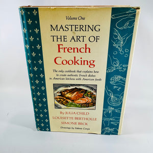 Mastering the Art of French Cooking Volume One Julia Child 1973 24th Printing Hardcover Cookbook