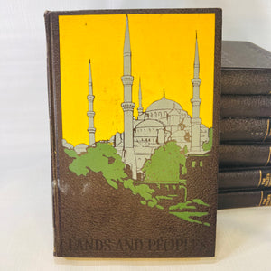 Lands and Peoples the World in Color Set of Seven Helen Hynson Merrick (Editor)The Grolier Society 1956