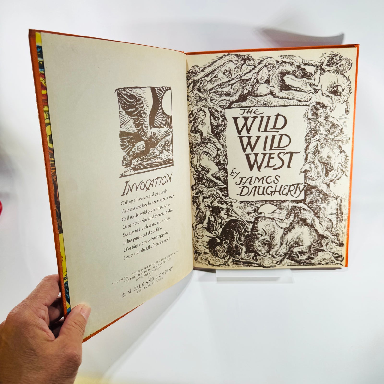 The Wild Wild West by James Daugherty 1948 E. M. Hale Special Edition Illustrated Hardcover