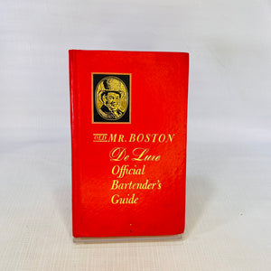 Old Mr. Boston Deluxe Official Bartenders Guide by Mr. Boston Distillers Corp 1965 Vintage Book