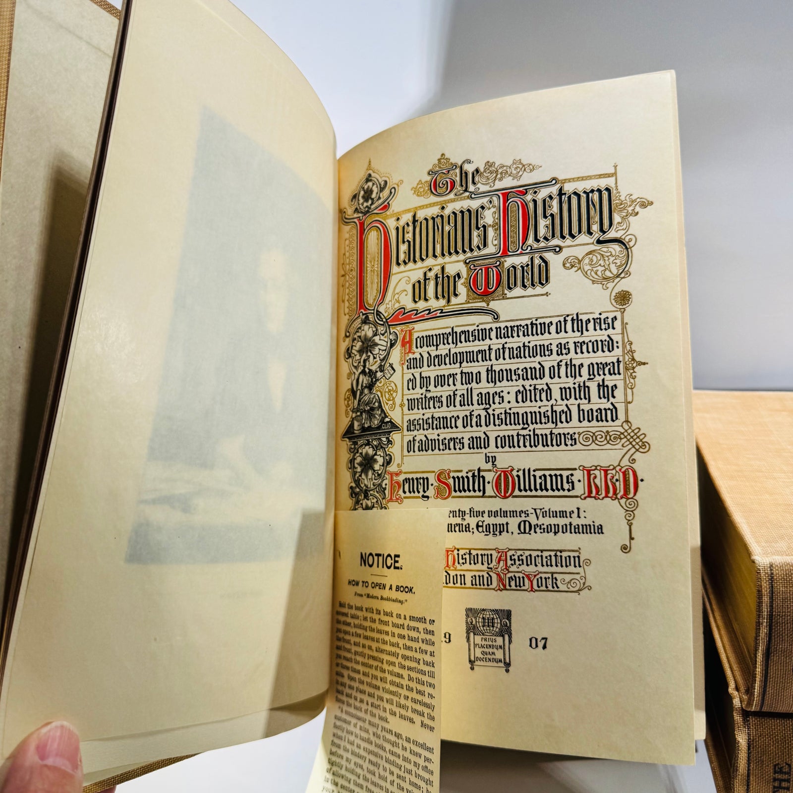 The Historians’ History of the World (1904/1907) — 3-Volume Antique Cloth Hardcover Bundle w/ Maps & Illustrations