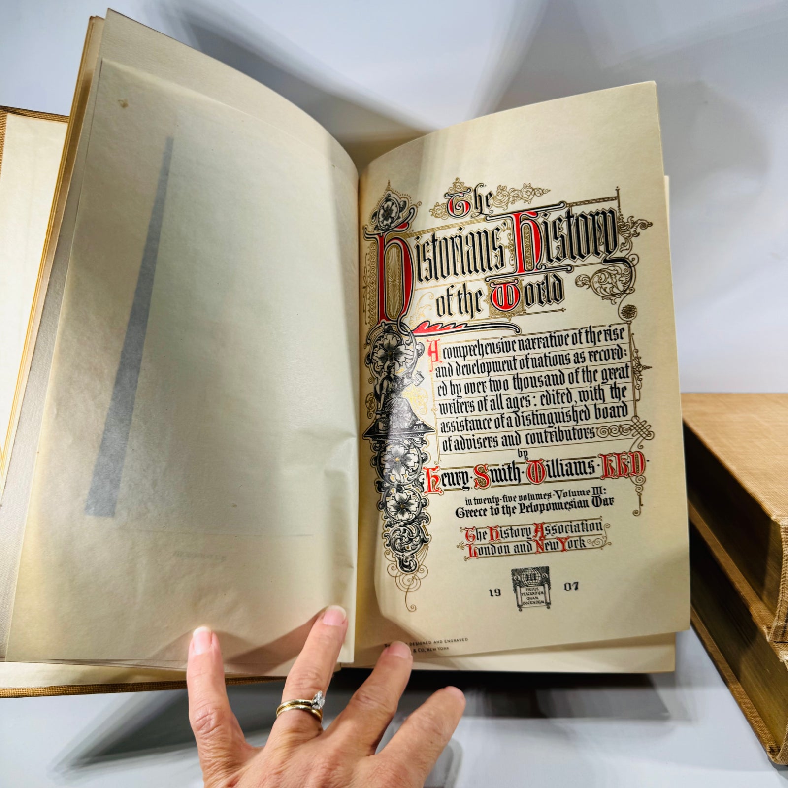 The Historians’ History of the World (1904/1907) — 3-Volume Antique Cloth Hardcover Bundle w/ Maps & Illustrations