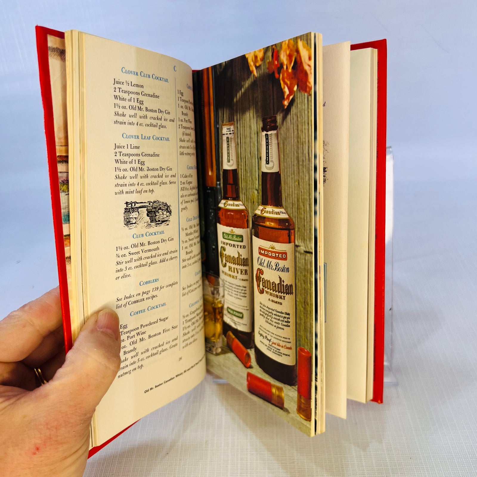 Old Mr. Boston Deluxe Official Bartenders Guide by Mr. Boston Distillers Corp 1967 Vintage Drink Recipe Book
