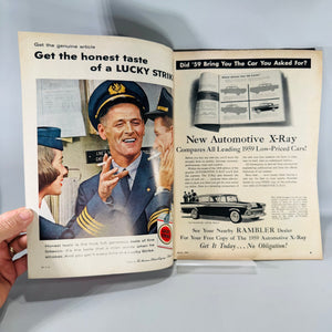 Vintage Motor Life Magazine (March 1959) — Imports vs U.S. Cars, Edsel + Ranchero Road Tests | Two Russian Cars Tested, Automotive History Magazine