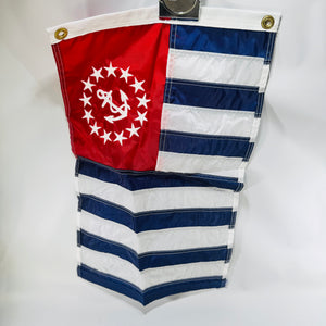 Dettra Dura-Lite U.S. Power Squadrons Ensign 12 x 18 Nylon Boat Flag Anchor 13 Stars
