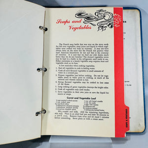 Vintage 1949 “My Favorite Recipes” Recipe Binder Organizer — Geo. Seelman & Sons (Milwaukee) | Tabbed Sections + Envelopes, Recipe Organizer & Kitchen Ephemera