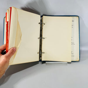 Vintage 1949 “My Favorite Recipes” Recipe Binder Organizer — Geo. Seelman & Sons (Milwaukee) | Tabbed Sections + Envelopes, Recipe Organizer & Kitchen Ephemera