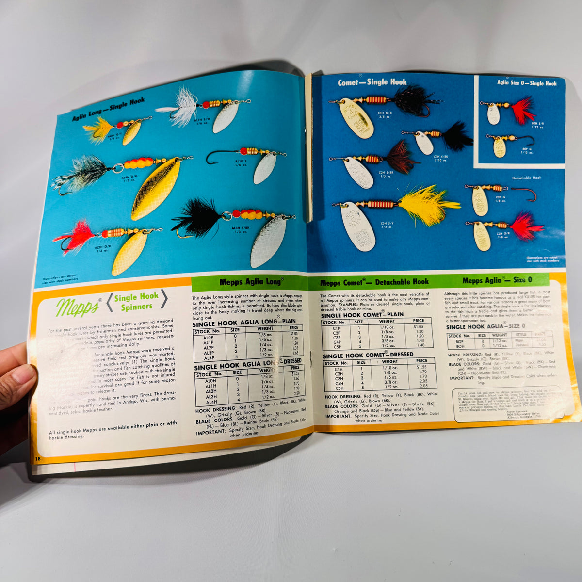 Let’s Go Fishin’! 1974 Fisherman’s Guide by Mepps + Fishing in Pennsylvania Booklet | Vintage Lure Catalog & Regional Guide Set