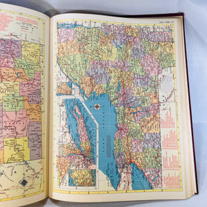 Hammond's New Supreme World Atlas by C.S. Hammond 1953 Garden City 