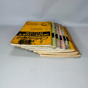 Vintage Oldsmobile Inspector’s Guide Lot (1973–1979) — 8 Pocket Manuals, Codes & Specs (Cutlass / 88 / 98 / F-85 / A-B-C)