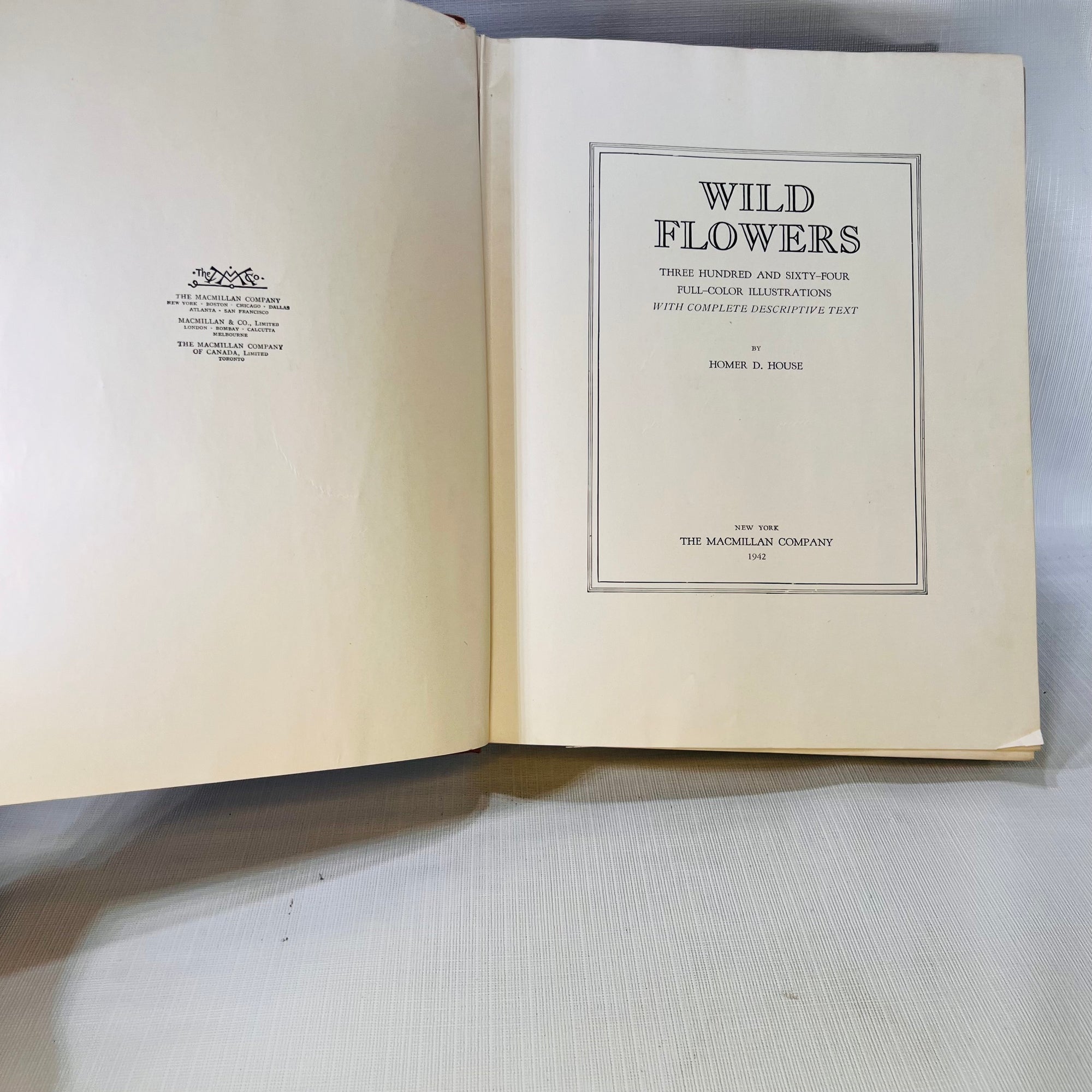 Wild Flowers by Homer D. House 1942 The Macmillan Company