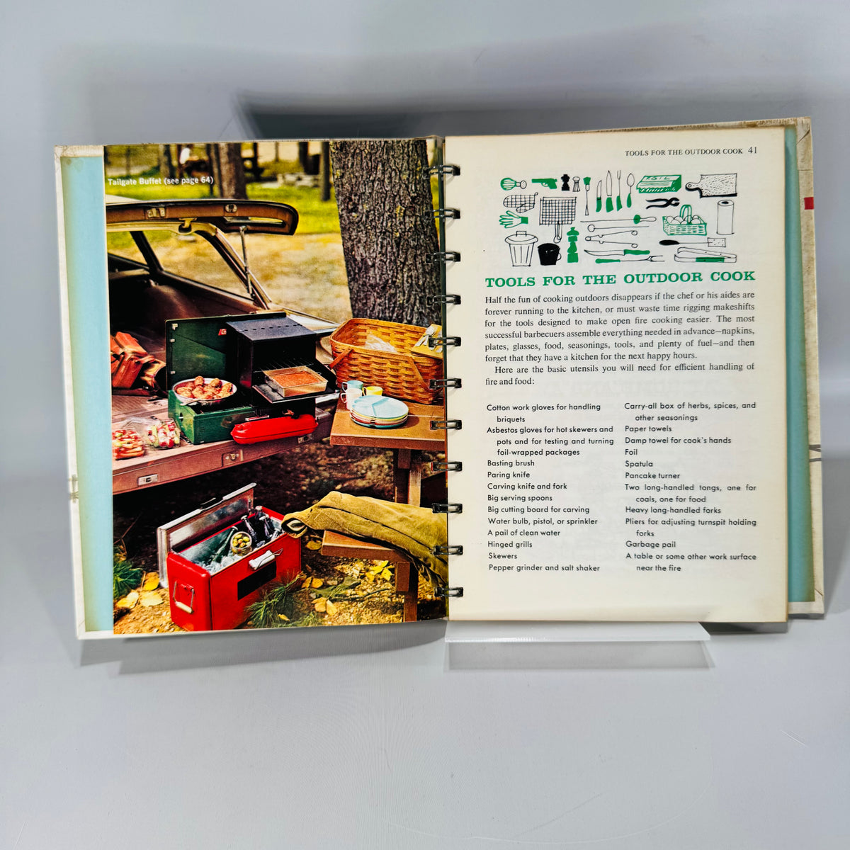 Vintage Outdoor Cooking Cookbook — Betty Crocker’s Outdoor Cook Book (1961) — Golden Press | First Edition, Third Printing, Outdoor Cooking & Barbecue