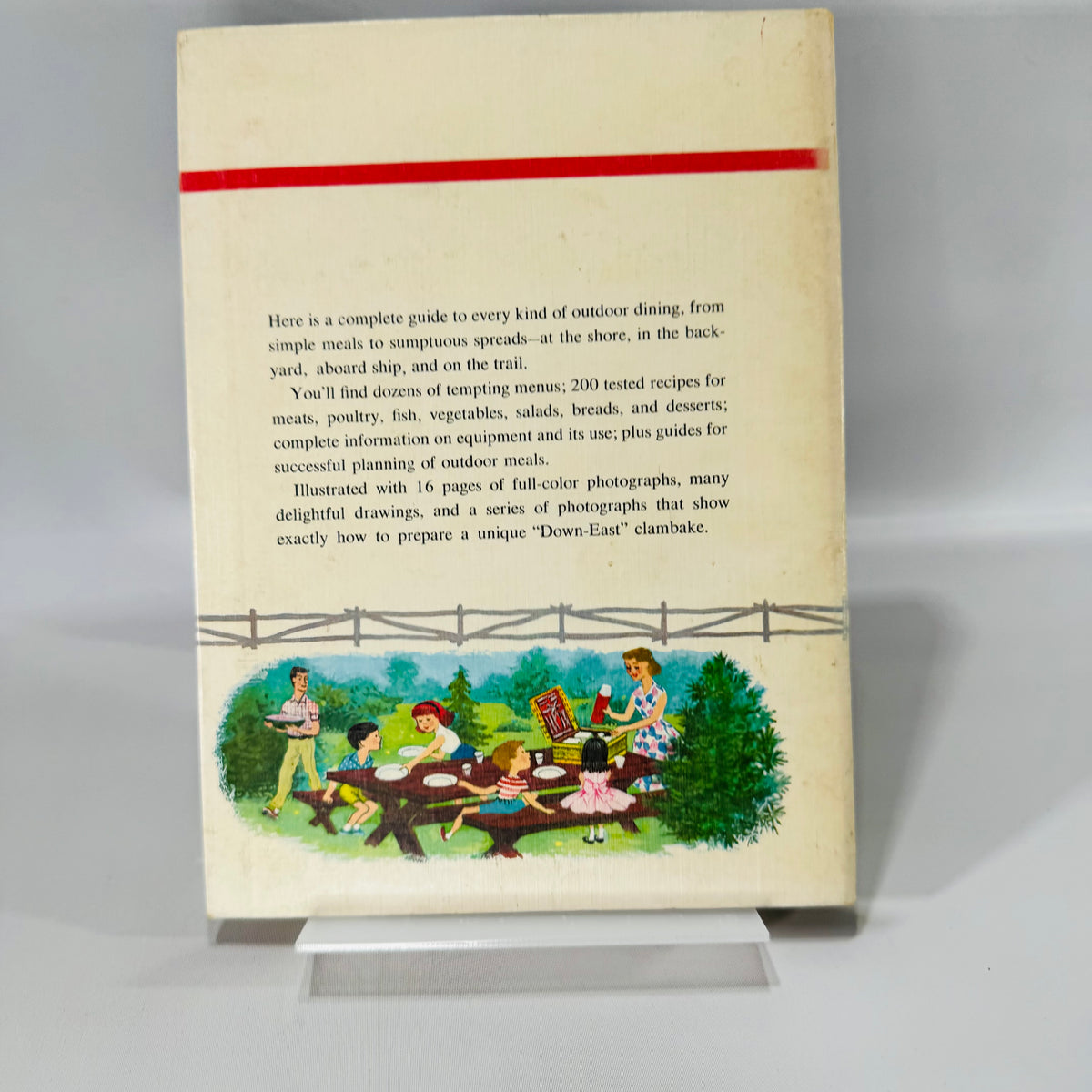 Vintage Outdoor Cooking Cookbook — Betty Crocker’s Outdoor Cook Book (1961) — Golden Press | First Edition, Third Printing, Outdoor Cooking & Barbecue