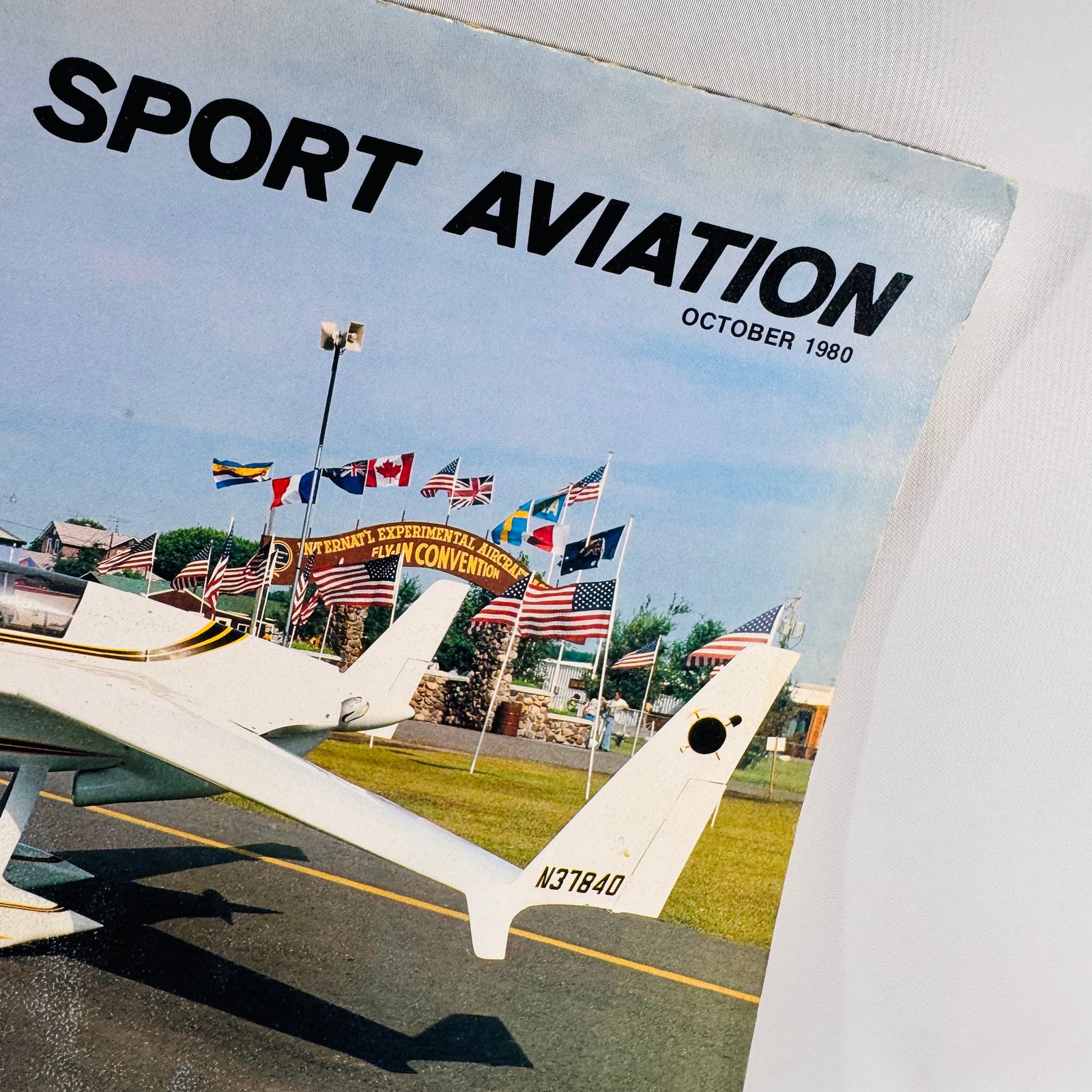 Two Issues of Sport Aviation Magazine (October & November 1980) | Vintage EAA Publications with Color Photography & Aviation Article