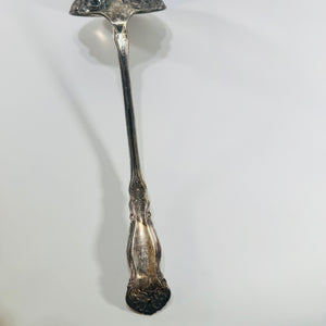 Simeon L. & George H. Rogers XTRA Silverplate Ladle Early 1900s Floral Sauce Serving Piece