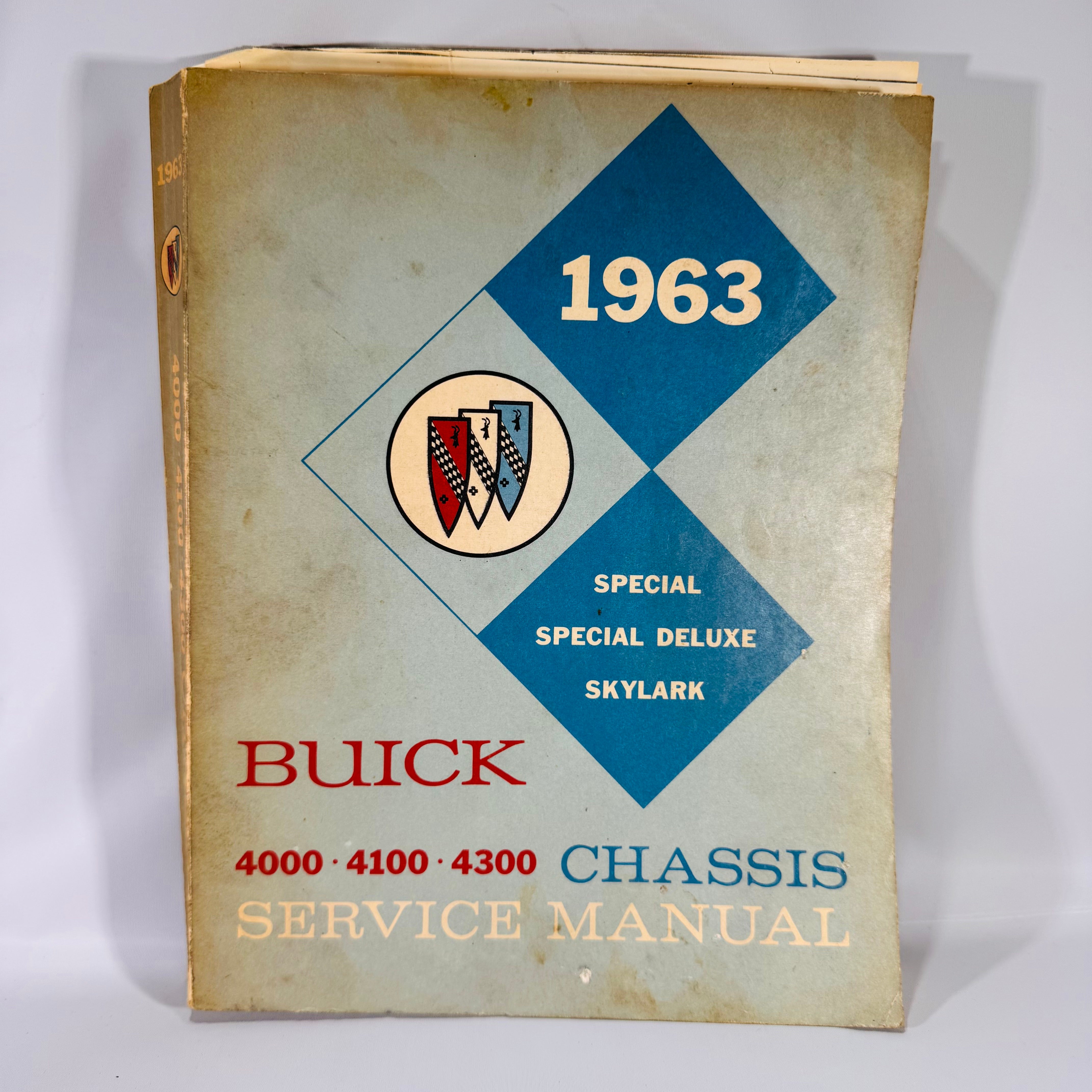 1963 Buick Chassis Service Manual Special, Deluxe Skylark Auto
