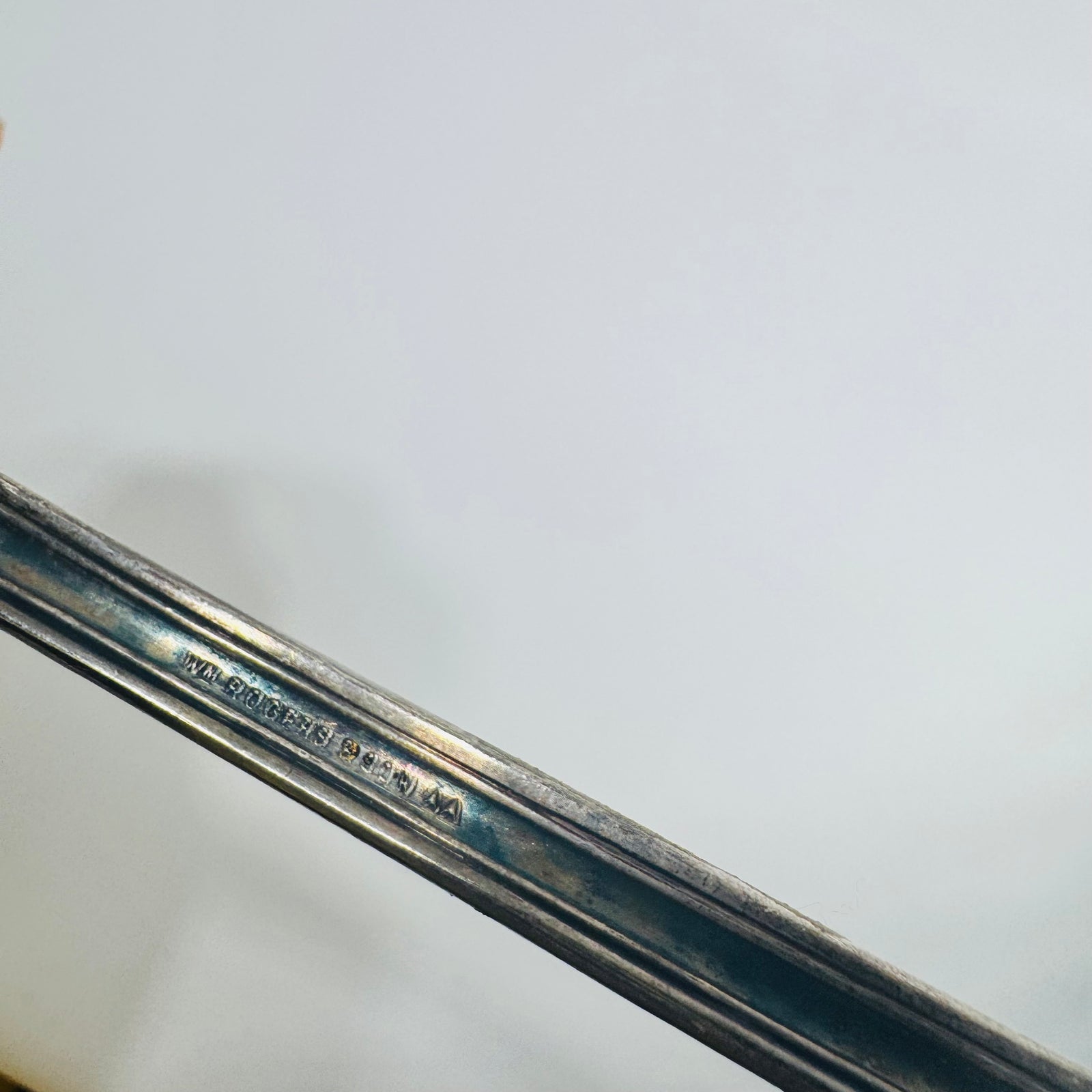 Simeon L. & George H. Rogers XTRA Silverplate Ladle Early 1900s Floral Sauce Serving Piece
