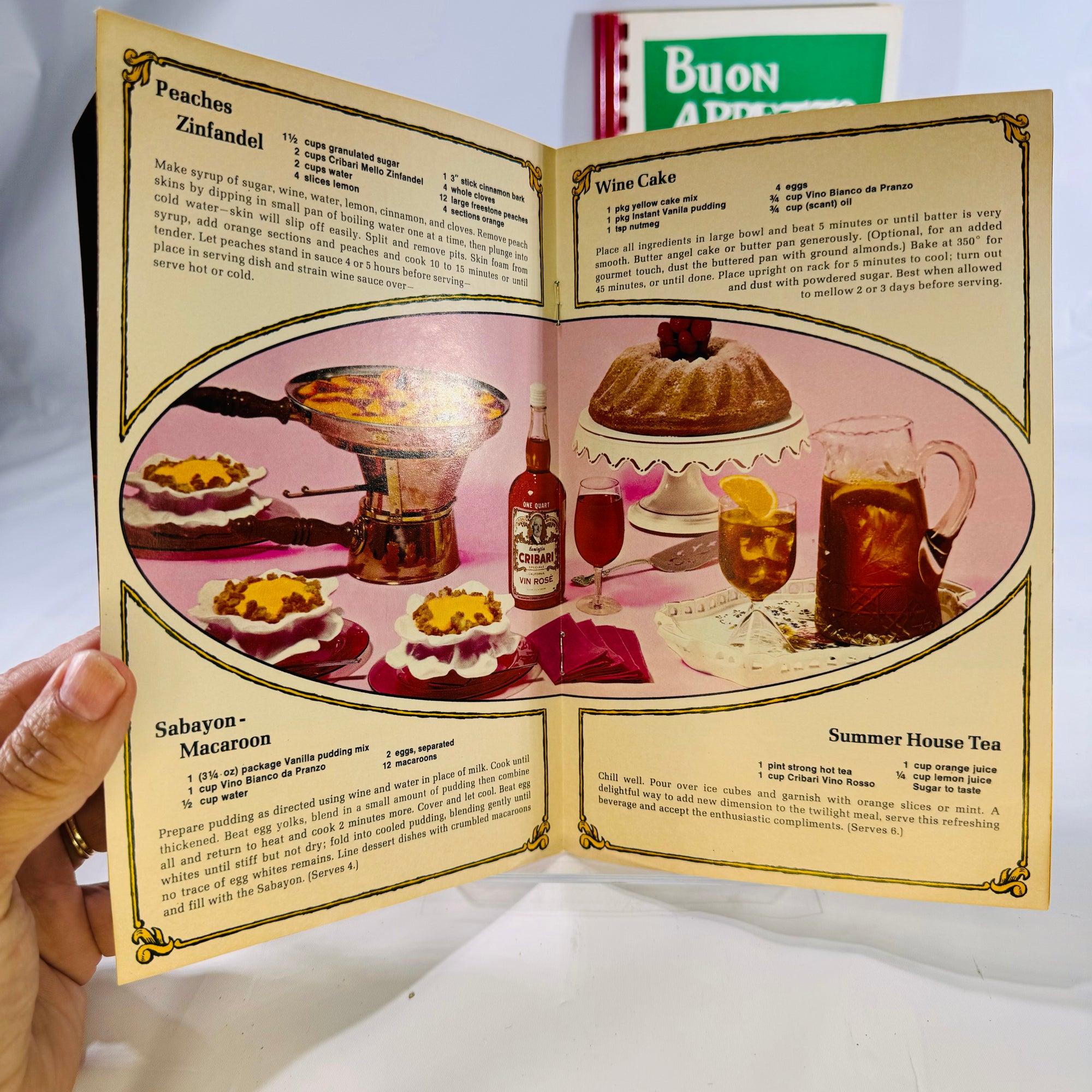 Buon Appetto & Papa Cribari in Cucina Paper Vintage Recipe Books