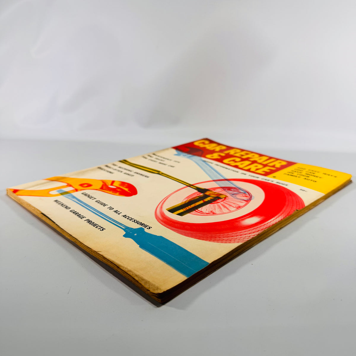 Car Repair and Care 1950s front cover at an angle