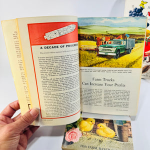 The Ford 1958 Almanac and Gardener's Guide 1959 1960 John Strohm 3 Book Lot Farm Ranch Home