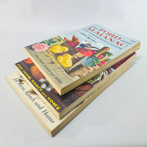 The Ford 1958 Almanac and Gardener's Guide 1959 1960 John Strohm 3 Book Lot Farm Ranch Home