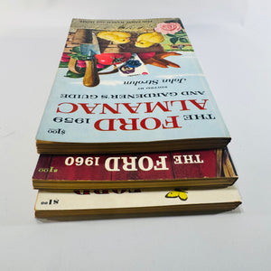 The Ford 1958 Almanac and Gardener's Guide 1959 1960 John Strohm 3 Book Lot Farm Ranch Home