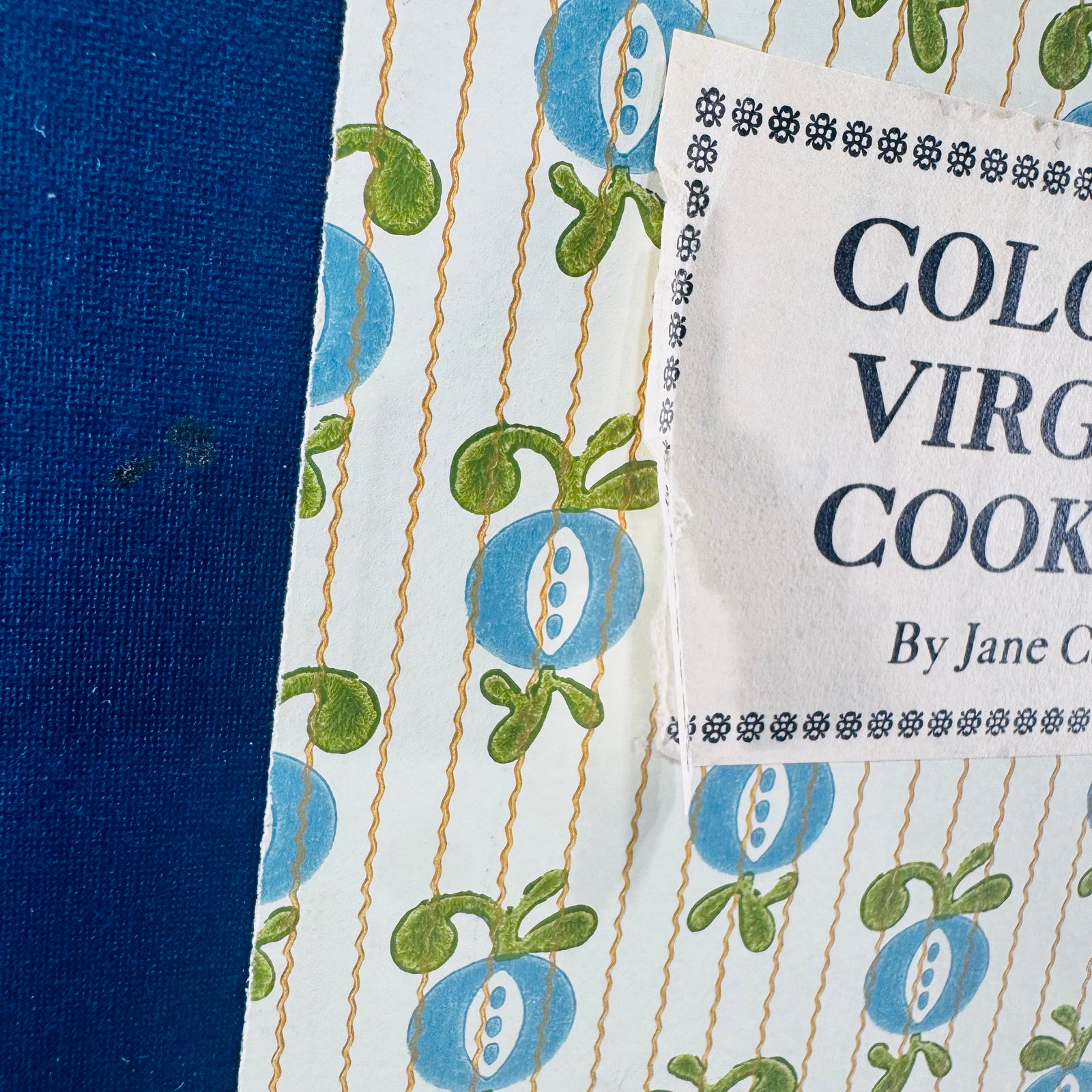 Colonial Virginia Cookery Jane Carson 1985 Hardcover Colonial Williamsburg Cooking History