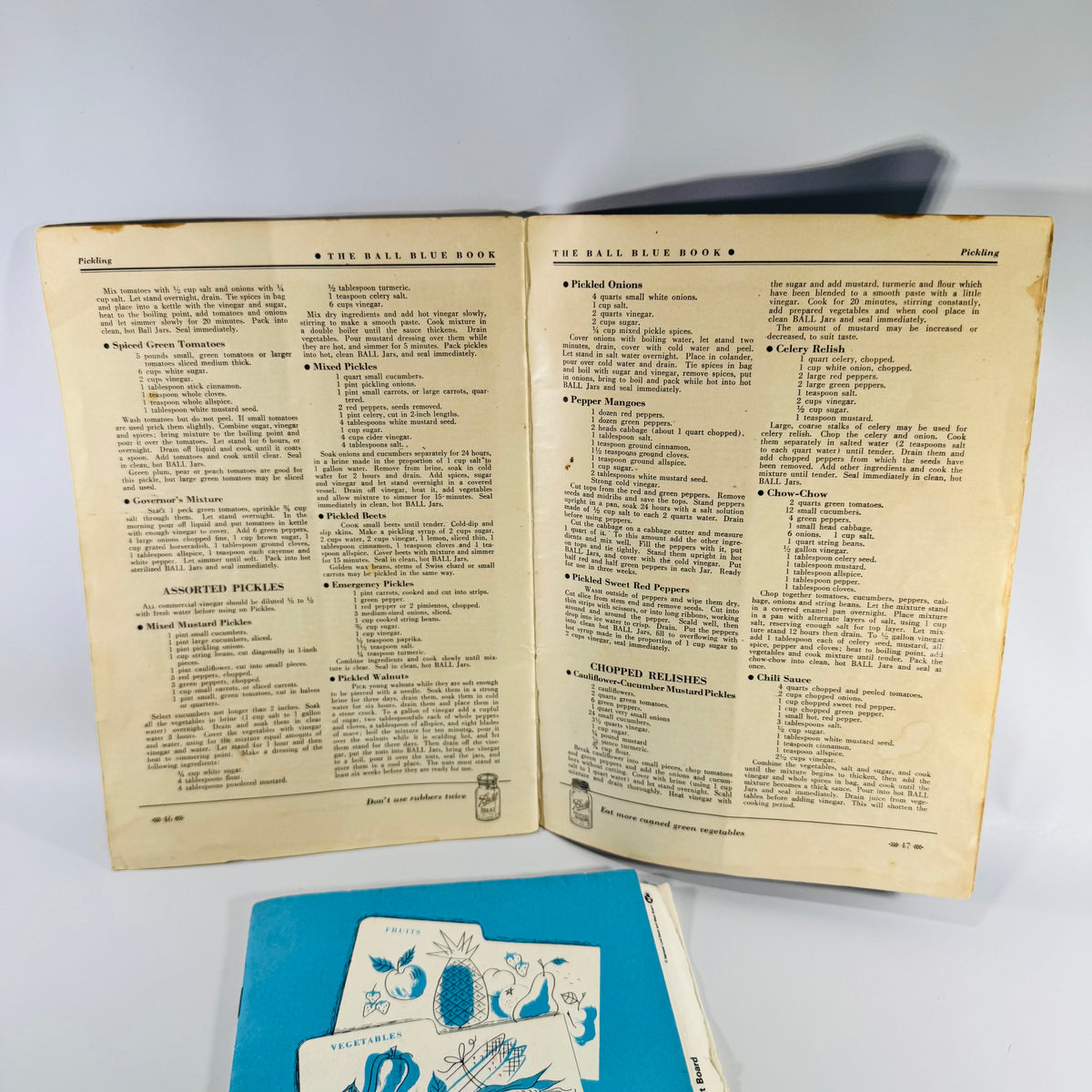 Ball Blue Book 1935 Canning Cookbook Lot with 1974 Ball Freezer Book and 1964 Food Freezing Facts