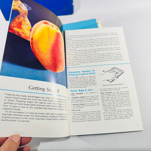 Ball Blue Book 1935 Canning Cookbook Lot with 1974 Ball Freezer Book and 1964 Food Freezing Facts