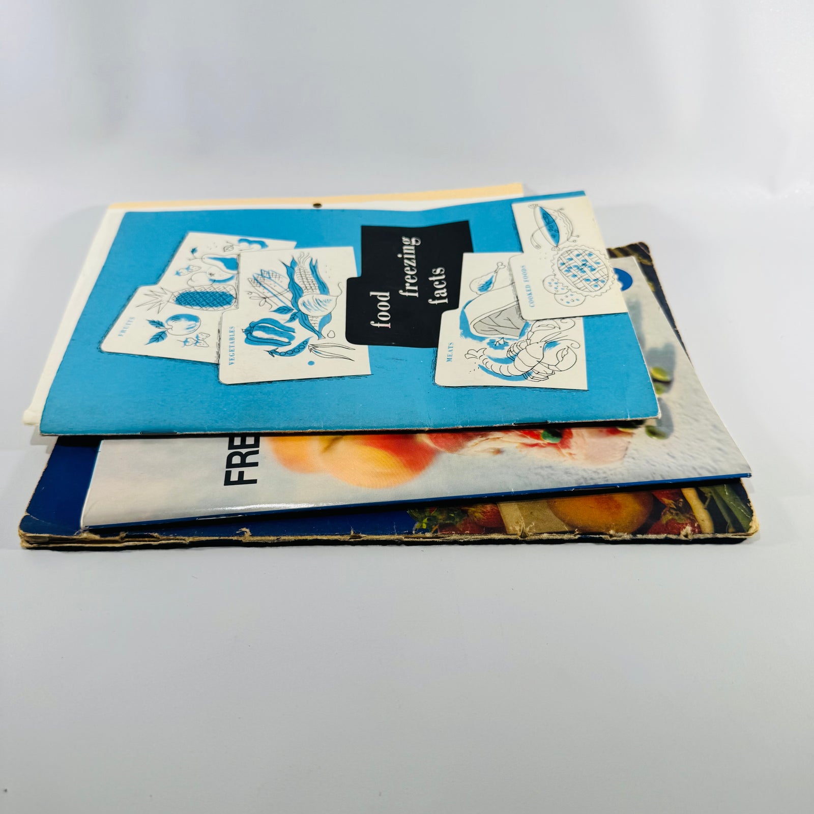 Ball Blue Book 1935 Canning Cookbook Lot with 1974 Ball Freezer Book and 1964 Food Freezing Facts