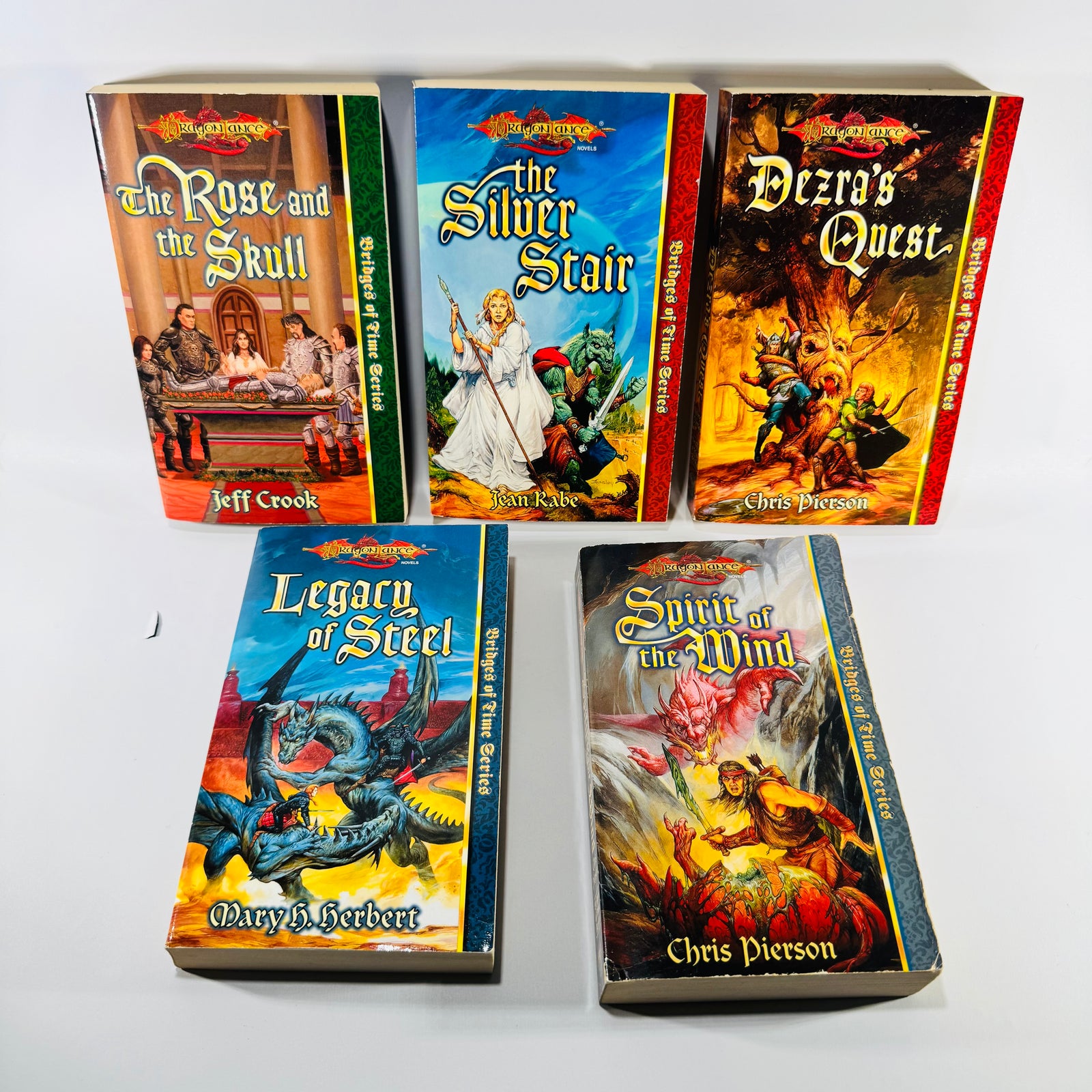 Dragonlance Bridges of Time Complete 5 Book Paperback Lot 1998 to 1999 TSR