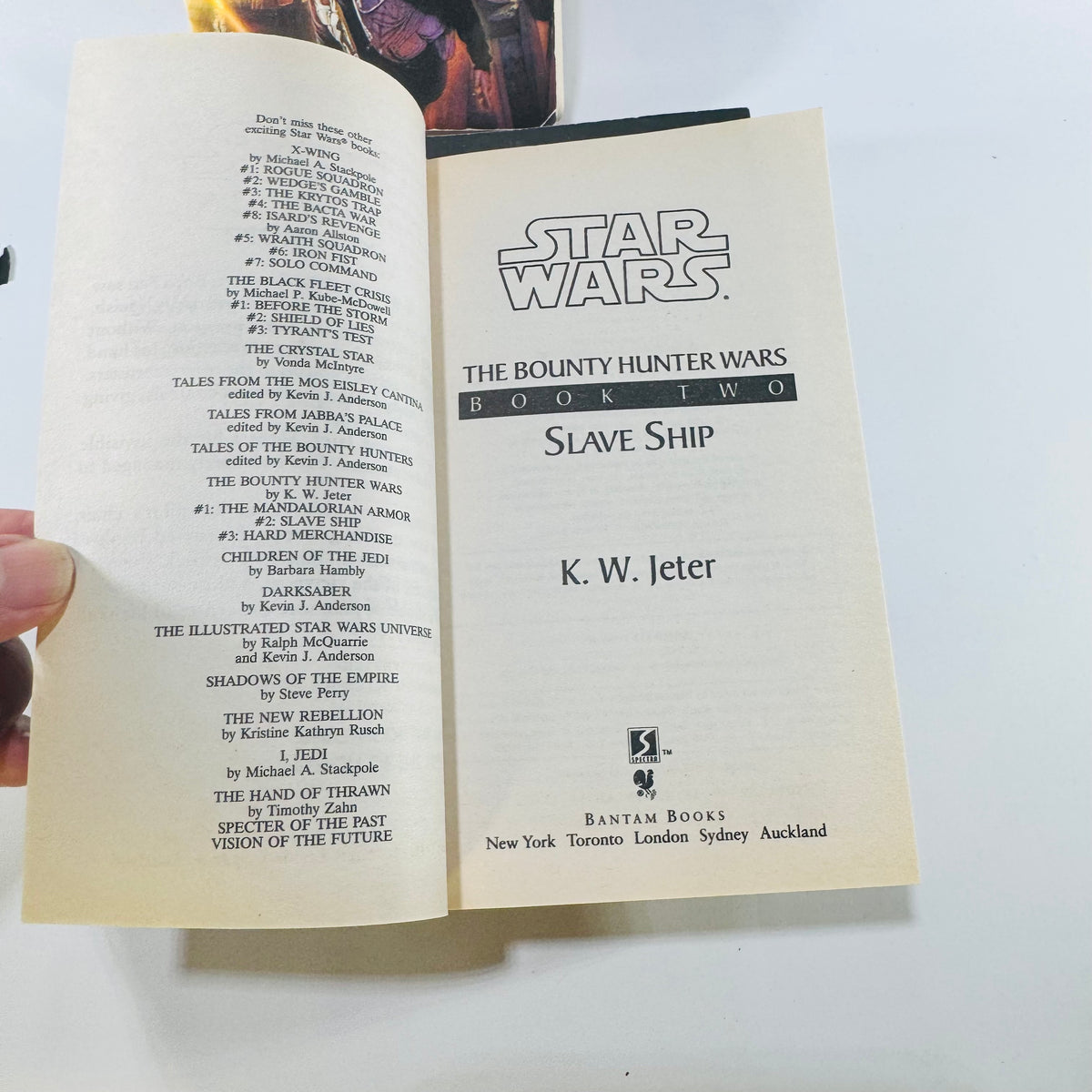 Star Wars Shadows of the Empire Slave Ship Darth Maul Shadow Hunter 3 Book Paperback Lot